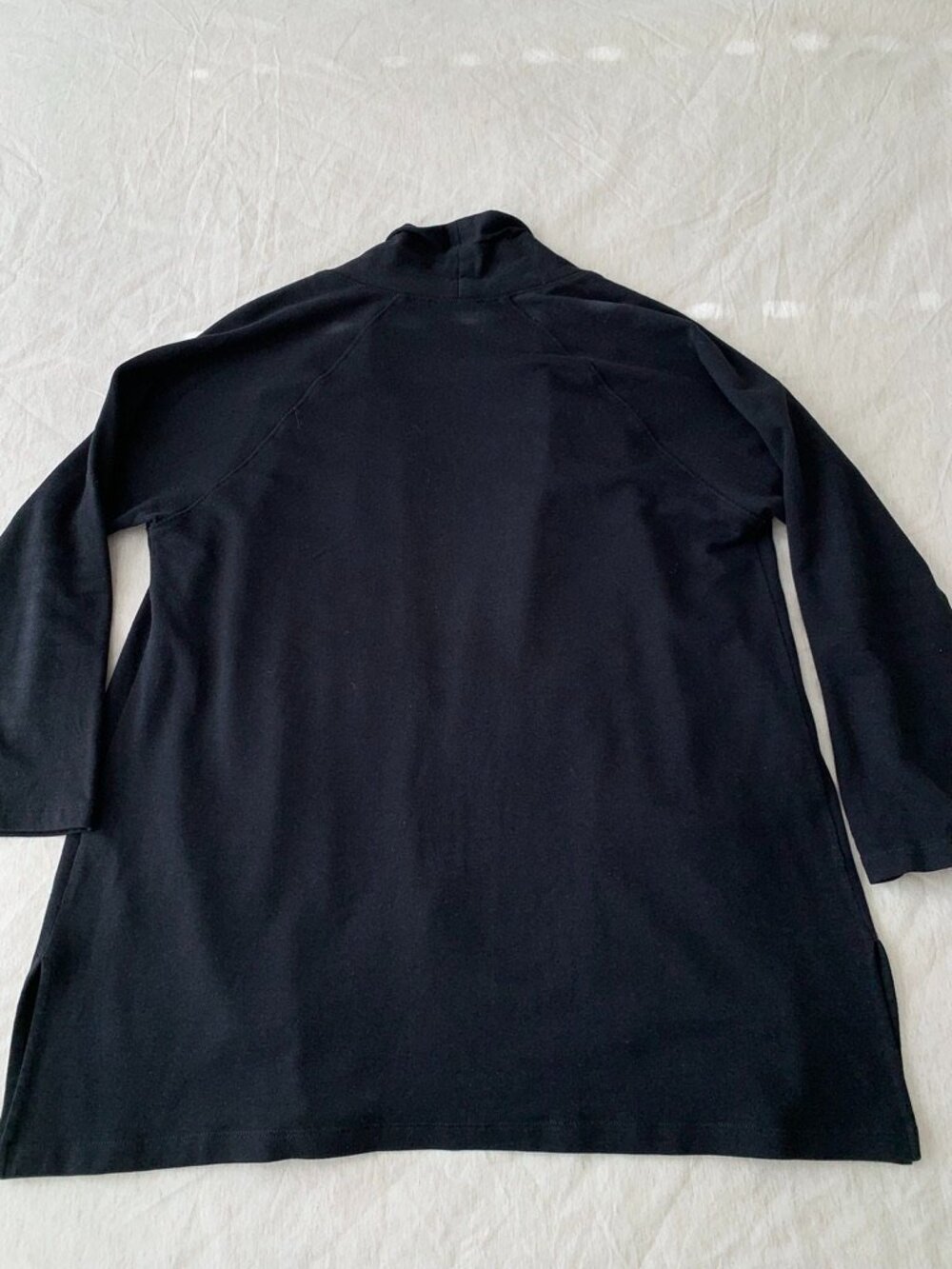 Eileen Fisher Open Front Tercel organic Cotton Cardigan Size SP - Picture 10 of 10